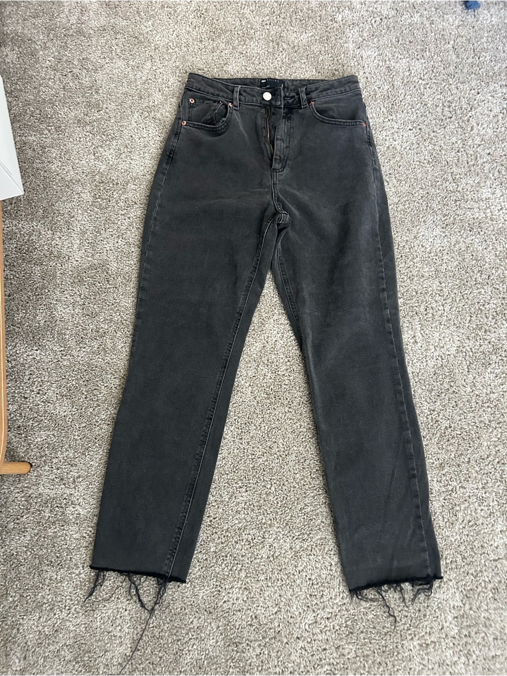 ASOS design Women’s High-Rise Black Straight Jeans